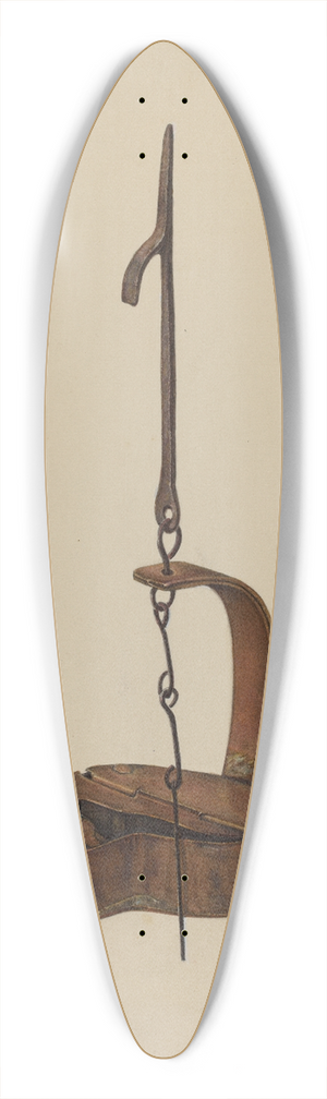 Nicholas Acampora - Betty Lamp 39.3 inch art pintail longboard deck