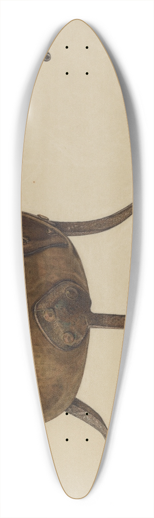 Nicholas Acampora - Pan 39.3 inch art pintail longboard deck