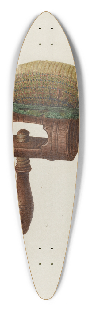 Nicholas Amantea - Clamp Pincushion 39.3 inch art pintail longboard deck