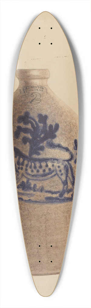 Nicholas Amantea - Jug 39.3 inch art pintail longboard deck