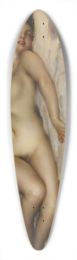 Nicholas B. Haritonoff - Nude 39.3 inch art pintail longboard deck