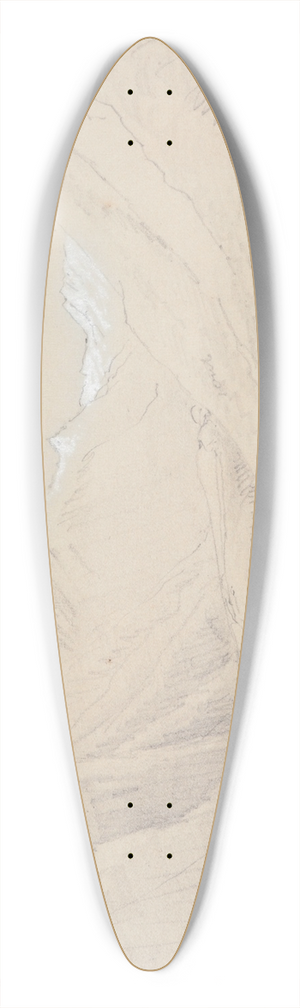 Nicholas Chevalier - From Arthurs Pass looking North 39.3 inch art pintail longboard deck