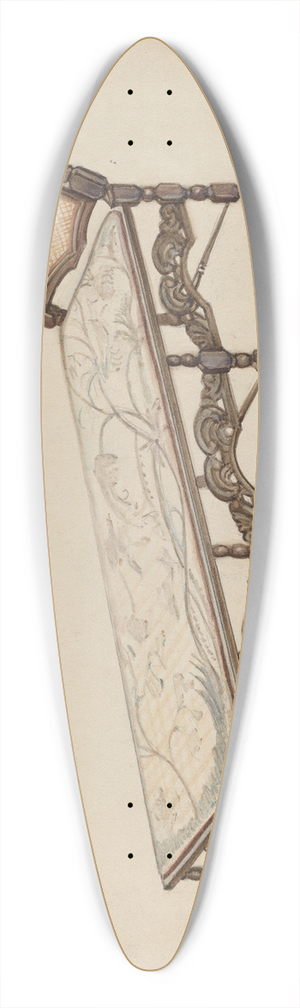 Nicholas Gorid - Day Bed 39.3 inch art pintail longboard deck