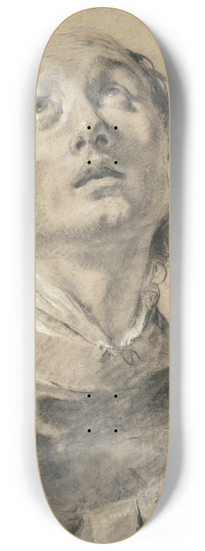 Giovanni Battista Piazzetta - Saint Stephen 8.25 inch art skate deck