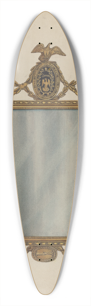 Nicholas Gorid - Mirror 39.3 inch art pintail longboard deck
