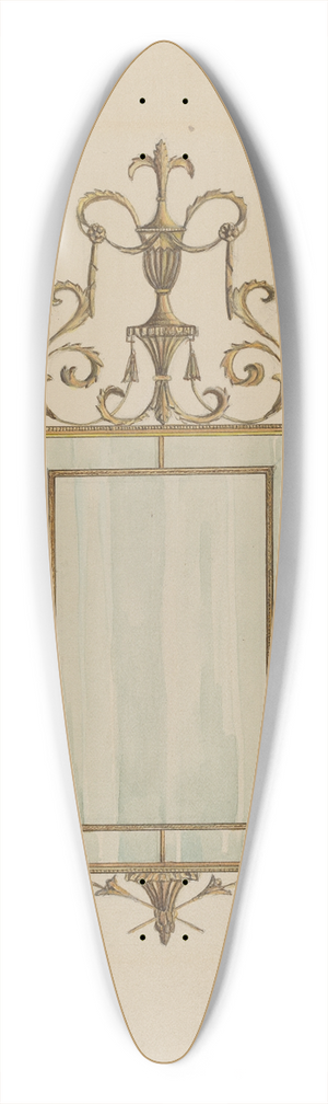 Nicholas Gorid - Mirror 39.3 inch art pintail longboard deck