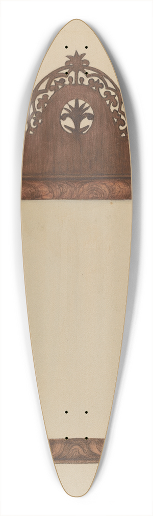 Nicholas Gorid - Mirror 39.3 inch art pintail longboard deck