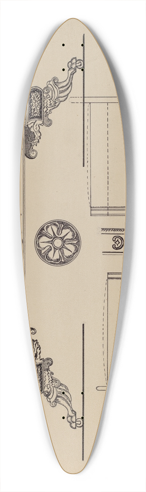 Nicholas Gorid - Sofa 39.3 inch art pintail longboard deck
