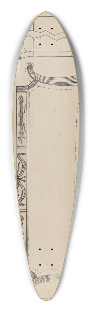 Nicholas Gorid - Sofa 39.3 inch art pintail longboard deck