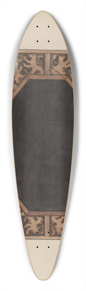 Nicholas Gorid - Top of Table 39.3 inch art pintail longboard deck