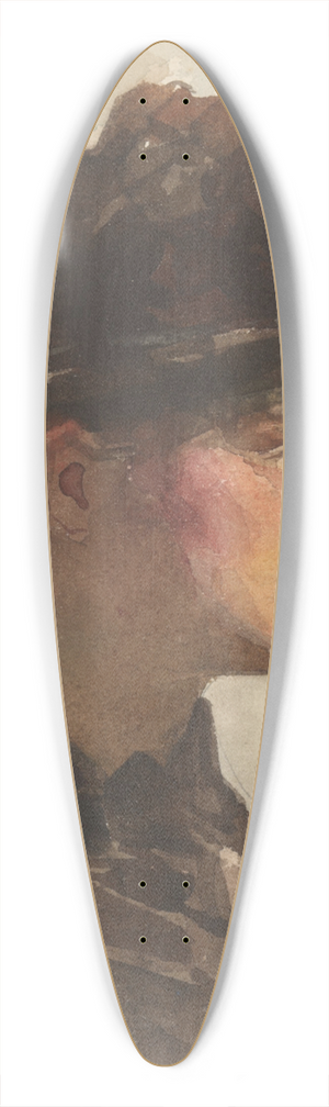 Nicolaas van der Waay - Damesportret 39.3 inch art pintail longboard deck