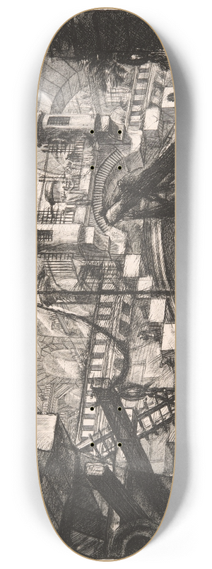 Giovanni Battista Piranesi - The Arch with a Shell Ornament 8.25 inch art skate deck