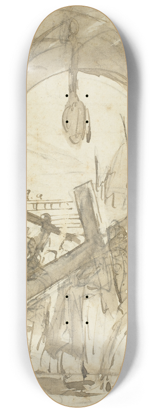 Giovanni Battista Piranesi - The Carrying of the Cross 8.25 inch art skate deck Giovanni Battista Piranesi - The Carrying of the Cross 8.25 inch art skate deck