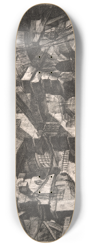 Giovanni Battista Piranesi - The Gothic Arch 8.25 inch art skate deck