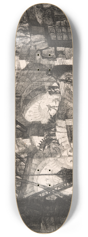 Giovanni Battista Piranesi - The Well 8.25 inch art skate deck