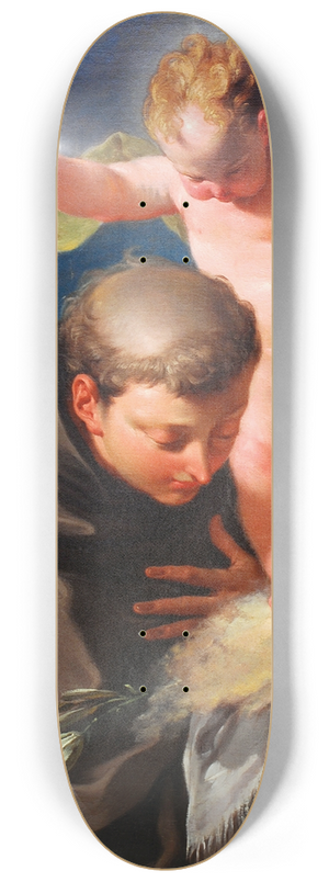 Giovanni Battista Pittoni - The Vision Of Saint Anthony Of Padua 8.25 inch art skate deck