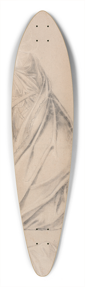 Nicolai Abildgaard - Studie til den knlende figur, der symboliserer Holsten p Christian I-billedet til Christiansborg 39.3 inch art pintail longboard deck