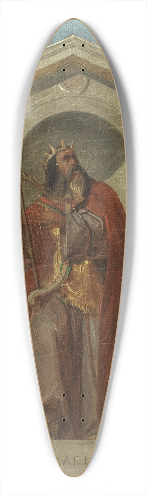 Nicolas Auguste Hesse - David, roi dIsral 39.3 inch art pintail longboard deck
