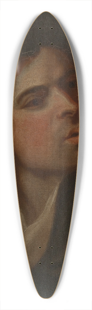 Nicolas Guibal - Self-portrait 39.3 inch art pintail longboard deck