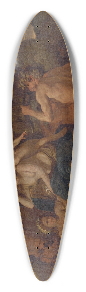 Nicolas Poussin - Lenfance de Bacchus 39.3 inch art pintail longboard deck