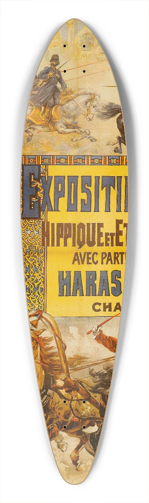 Nicolas Tamagno - Exposition Russe 39.3 inch art pintail longboard deck