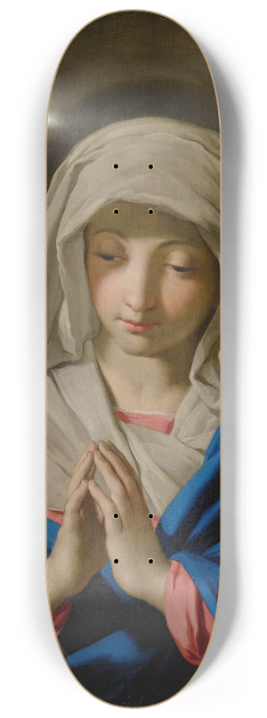 Giovanni Battista Salvi da Sassoferrato - The Madonna in prayer 8.25 inch art skate deck
