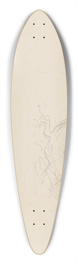 Niels Skovgaard - Trstamme 39.3 inch art pintail longboard deck