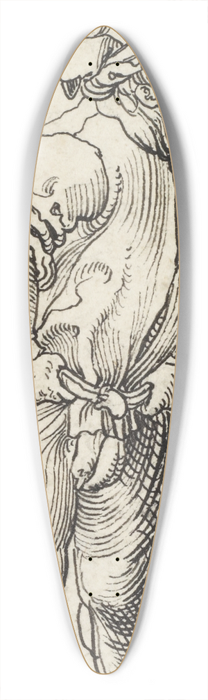 Niklaus Manuel - Bauer 39.3 inch art pintail longboard deck