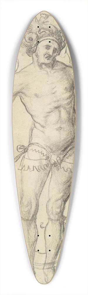 Niklaus Manuel - Der Hahnrei 39.3 inch art pintail longboard deck