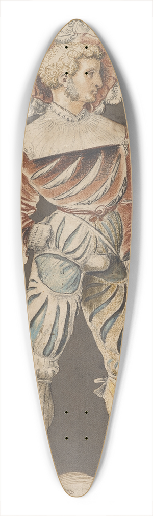 Niklaus Manuel - Eidgenosse 39.3 inch art pintail longboard deck