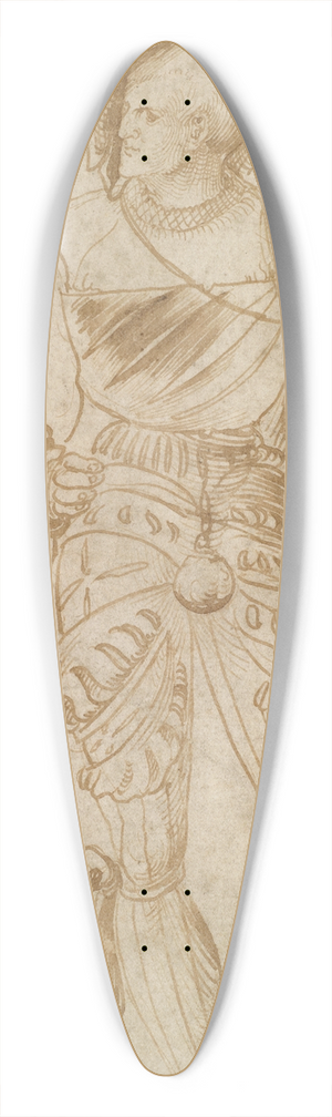 Niklaus Manuel - Eidgenosse 39.3 inch art pintail longboard deck