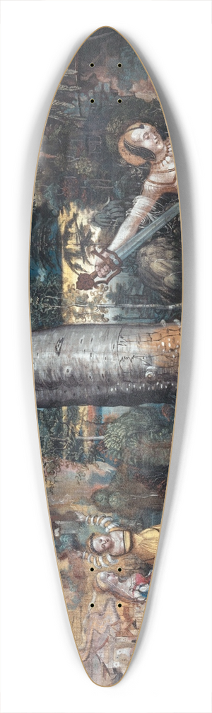 Niklaus Manuel - Pyramus and Thisbe 39.3 inch art pintail longboard deck