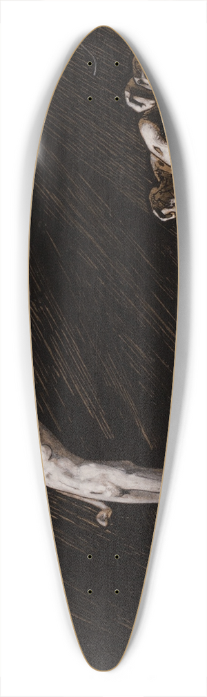 Nikolai Triik - Jaht 39.3 inch art pintail longboard deck