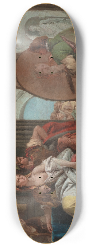 Giovanni Battista Tiepolo - Alexander the Great and Campaspe in the Studio of Apelles 8.25 inch art skate deck