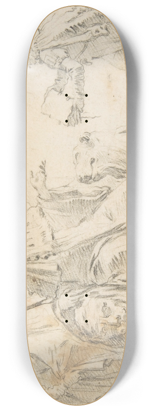 Giovanni Battista Tiepolo - Allegory of Venice 8.25 inch art skate deck
