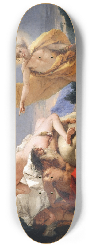 Giovanni Battista Tiepolo - Apollo Pursuing Daphne 8.25 inch art skate deck