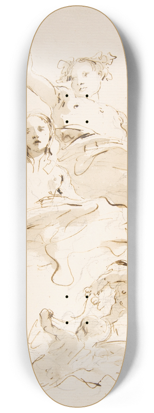 Giovanni Battista Tiepolo - Bacchus and Ariadne 8.25 inch art skate deck