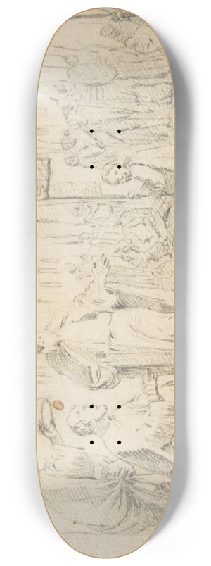 Giovanni Battista Tiepolo - Coronation of an Emperor 8.25 inch art skate deck