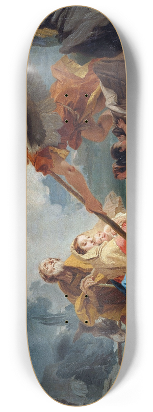Giovanni Battista Tiepolo - Flight into Egypt 8.25 inch art skate deck