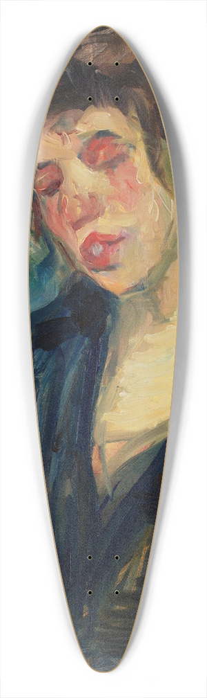 Nils Dardel - Kvinna 39.3 inch art pintail longboard deck