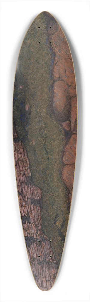 Nils Kreuger - At the Boundary 39.3 inch art pintail longboard deck
