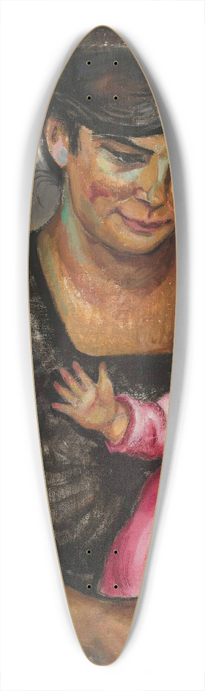Nina Aleksandrowicz - Maternity 39.3 inch art pintail longboard deck