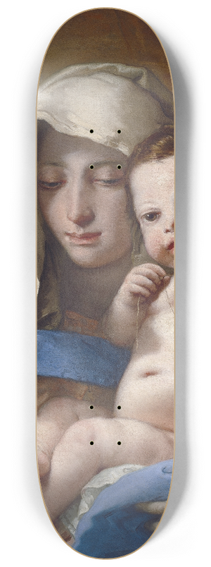 Giovanni Battista Tiepolo - Madonna of the Goldfinch 8.25 inch art skate deck Giovanni Battista Tiepolo - Madonna of the Goldfinch 8.25 inch art skate deck