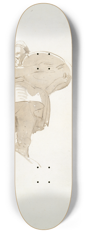 Giovanni Battista Tiepolo - Male figure carrying a tray, seen frombelow 8.25 inch art skate deck