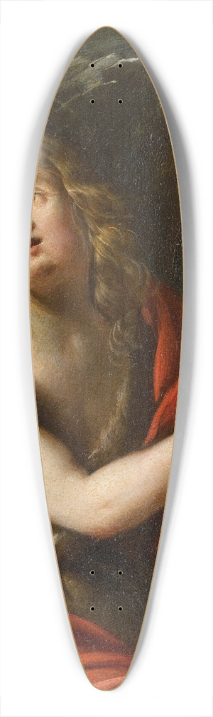 North Italian School - Saint John the Baptist 39.3 inch art pintail longboard deck
