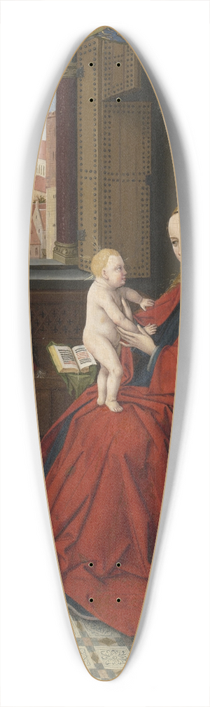 North Netherlandish School - Holy Family 39.3 inch art pintail longboard deck