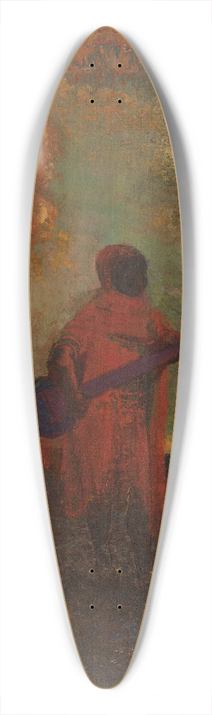 Odilon Redon - Arabe musicien 39.3 inch art pintail longboard deck