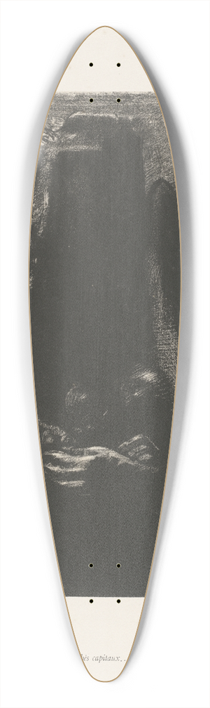 Odilon Redon - Cest le Diable 39.3 inch art pintail longboard deck