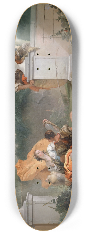 Giovanni Battista Tiepolo - Rinaldo and Armida in Her Garden 8.25 inch art skate deck