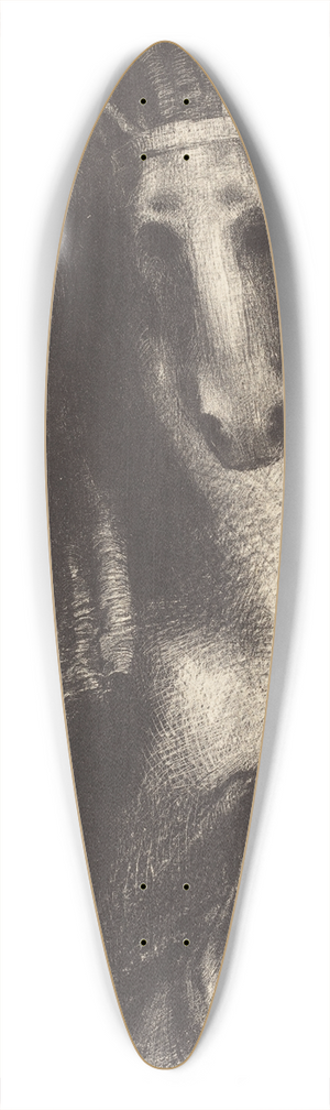 Odilon Redon - LAile (The Wing) 39.3 inch art pintail longboard deck